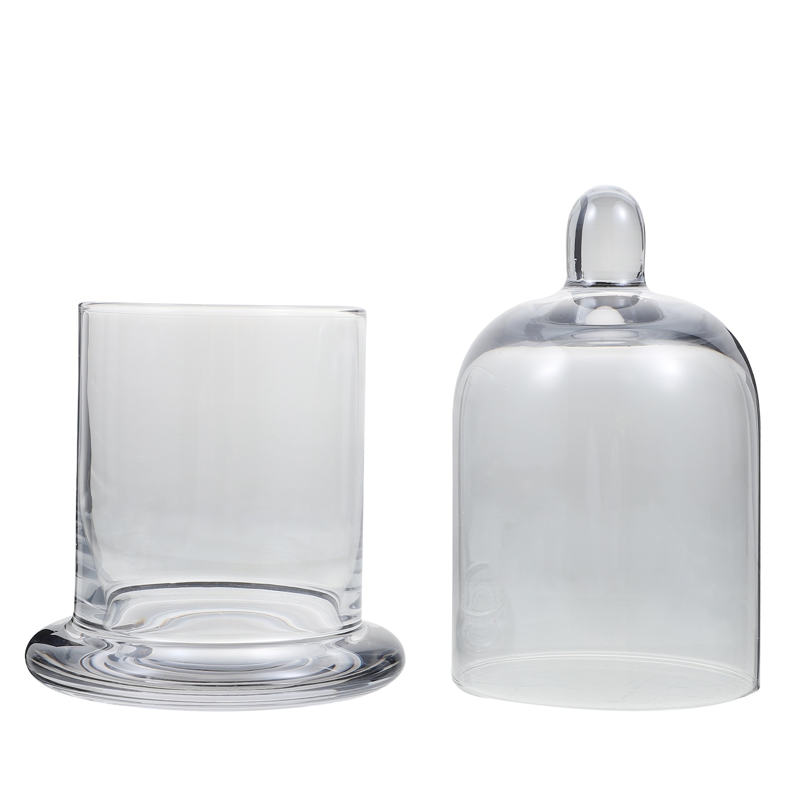 Wedding Decor Candle Holders Romantic Candlesticks Glass Bell Jar