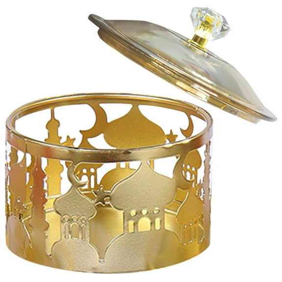 Wedding Decorations Dessert Serving Tray Metal Food Tray Ramadan Metal Tableware Tray Eid Mubarak Table Decor