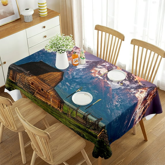 Wedding Dinner Holiday Parties for Great Countryside View Amazing House Cover Table Rectangle Wate