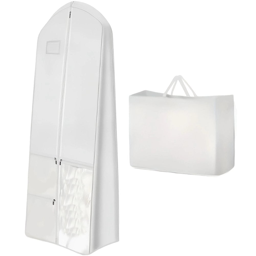 Wedding Dress Dust Bag, Hanging Garment Bags, Non-woven Suit Tube Dress Storage Bag, Clothes Covers Protector Bags Dust-proof