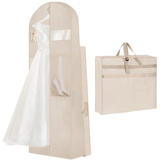 knee length dresses for ladies Mskitchen Dress Bags for Gowns Long Foldable 65 Clear Garment Bags for Closet Storage and Travel 24x65 2 Pack main image 0