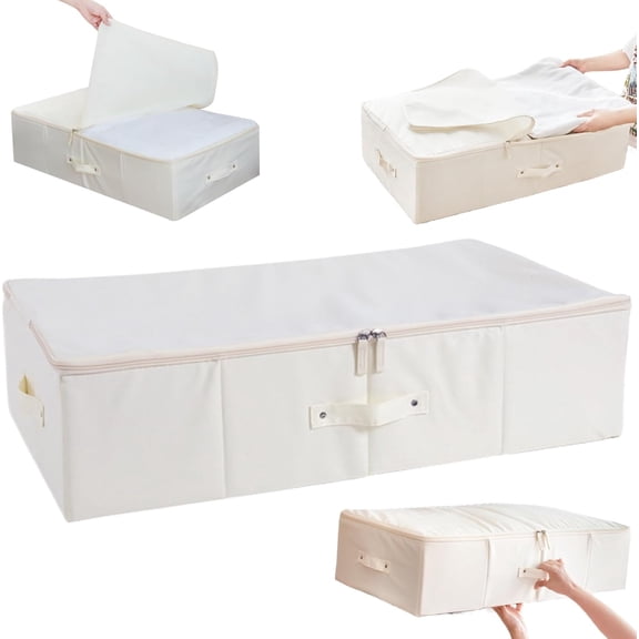 Wedding Dress Garment Bag Storage Boxes Preservation Box Dustproof Moisture Proof Zipper Wedding Keepsake Box with Handle for Under Bed Closet, fdl-hunshabox0228