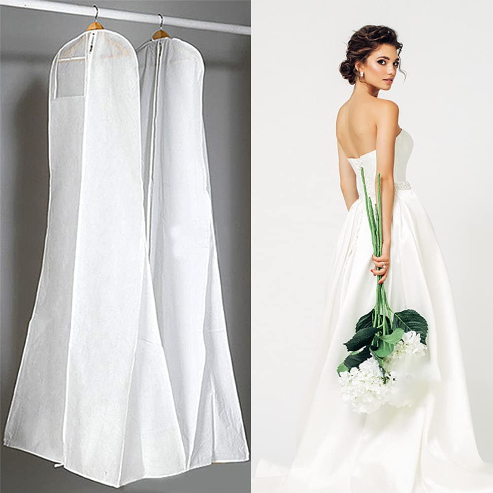 Wedding Dress Garment Bag Wedding Dress Bag Clothes Cover for Long ...