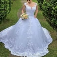 thumbnail image 1 of Wedding Dress White Vintage Lace Wedding Dress, 1 of 4