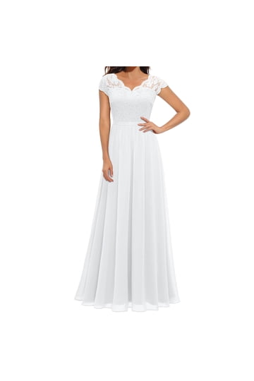 Shop White Floor Length Dresses for Elegant and Casual Styles