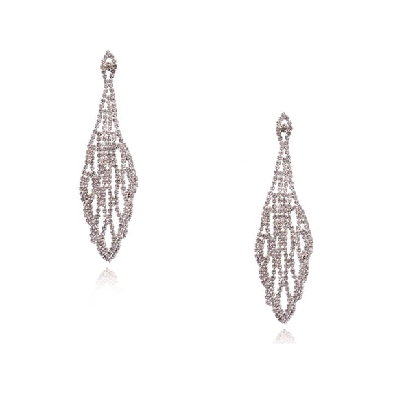 Wedding Earrings Chandelier Teardrop Dangle Earrings Clear