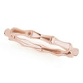 thumbnail image 1 of Wedding Engagement Band In 10K Solid Rose, White & Yellow Gold, 1 of 2