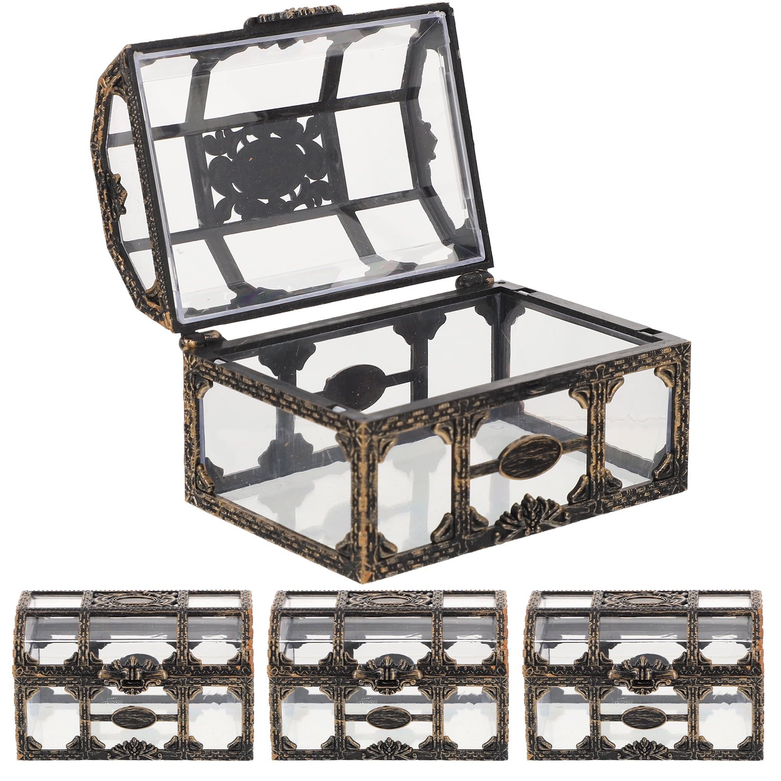 Wedding Favors 4 Pcs Pirate Treasure Chest Gift Box Chocolate Sweets