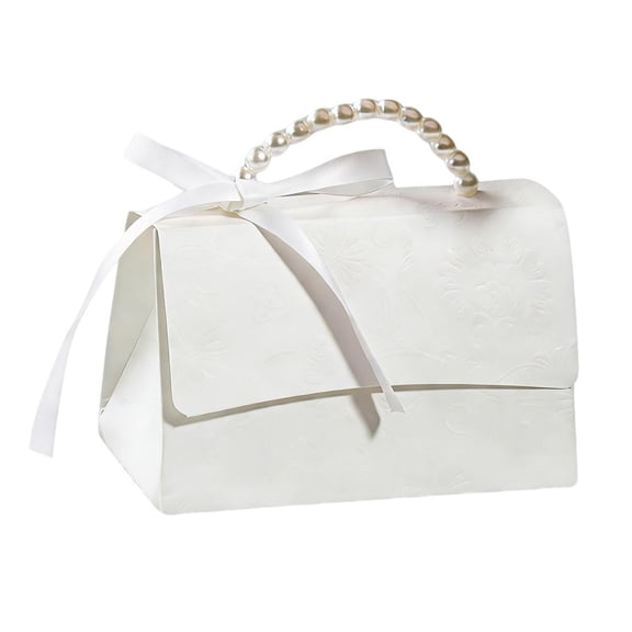 Wedding Favors Box DIY Set, Kraft Paper Box with Ribbon, Ideal for Bridal Shower, Baby Shower, and Special Occasions