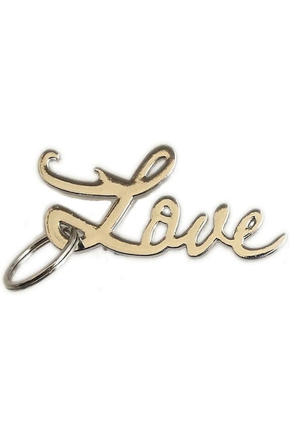 Wedding Favors Love Key Chain Bottle Opener Bachelorette Party Gift Favor (Silver) Valentines Day Gifts for