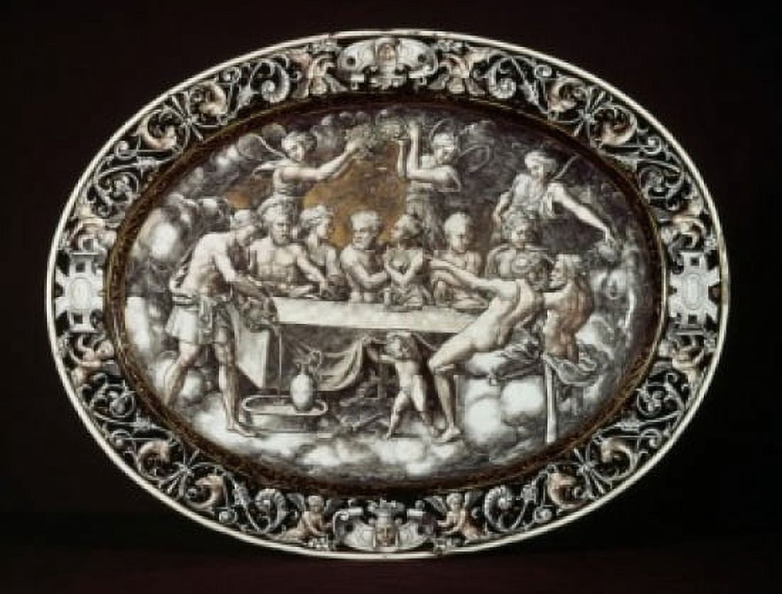 Wedding Feast of Cupid & Psyche Pierre Courteys (16th C) Walters Art Gallery Baltimore Maryland Canvas Art - Pierre Courteys (18 x 24)