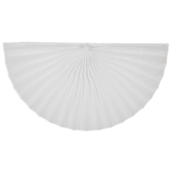 Wedding Flag Bunting - White - 36" x 72"