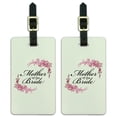 thumbnail image 1 of Wedding Floral Mother of the Bride Luggage ID Tags Suitcase Carry-On Cards - Set of 2, 1 of 3