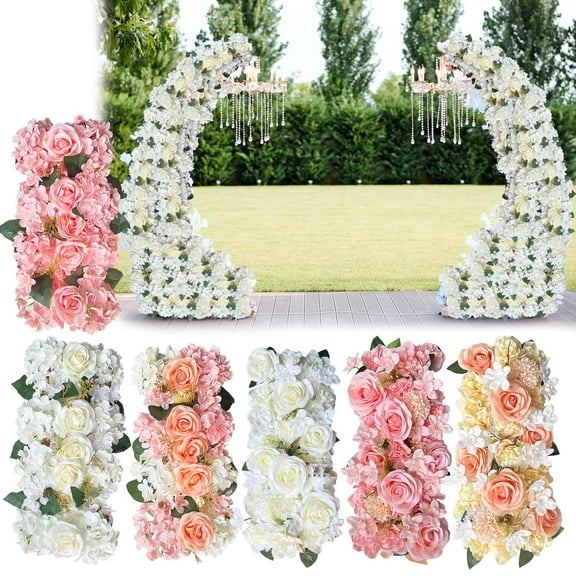 Wedding Flower Arrangement, Silk Floral Centerpiece for T-Table and Aisle Decor, Wedding Venue Reception Decorations, Bridal Shower Party Favor, Ceremony Archway and Guest Table Display Akmoler