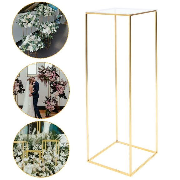 Wedding Flower Stand Metal Vase Stand Floor Column Floral Rack Centerpiece Wedding Flower Display Plant Stand Metal Storage Rack Indoor Outdoor Party Decor Flower Floor Vase Flower Stand Column