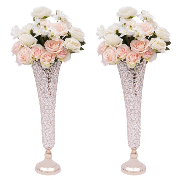 Wedding Flower Vase for Flowers, Versatile Use Home Table Decorative Centerpiece for Wedding, Flower Stand for Anniversary Ceremony Party Birthday Event Home Office Decoration