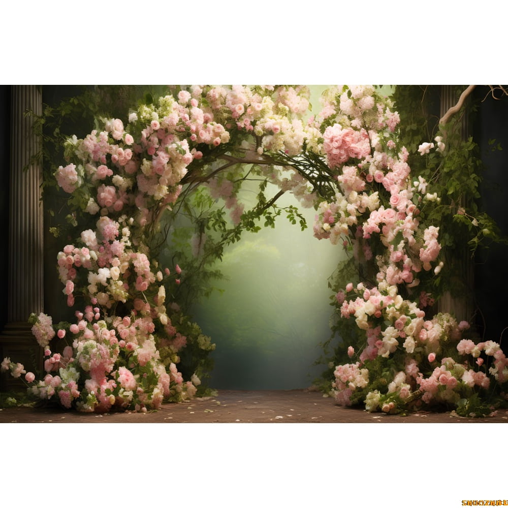 Wedding Flowers Photography Backdrop Floral Wom Family Bridal Shower ...