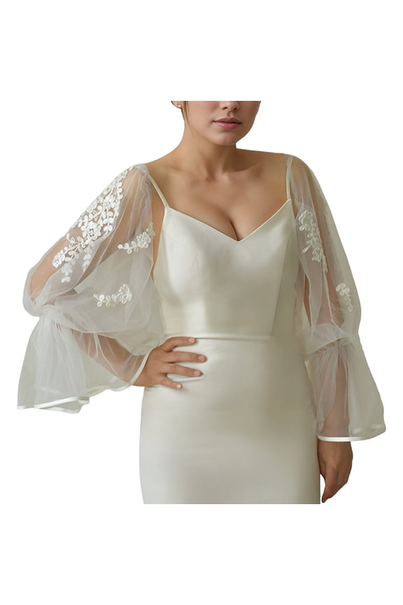 Wedding French Lace Bridal Sleeves Arm Cover 60cm Length Breathable Arm Coverage Long Gloves For Formal Occasion