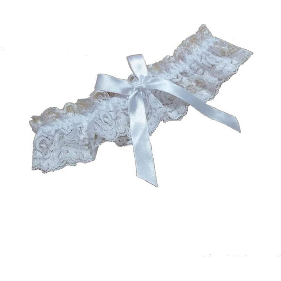 Wedding Garter for Bridal Leg Ring Satin Bow Plus Size Stretch Prom Garters Set