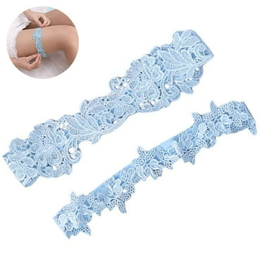 Wedding Garters for Bride Stretch Lace Bridal Garter Sets Leg Wedding