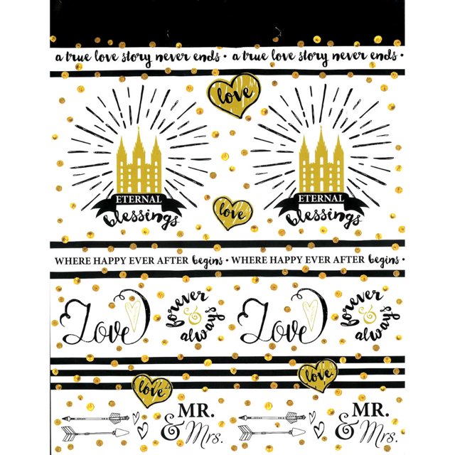 Wedding Gift Wrap Set