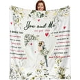 thumbnail image 1 of Wedding Gifts Blanket, Engagement Anniversary Engaged Gifts for Bride and Groom, Newlyweds Bridal Shower Gifts for Husband Wife Valentines Day 60 X 50 Inch, 1 of 6