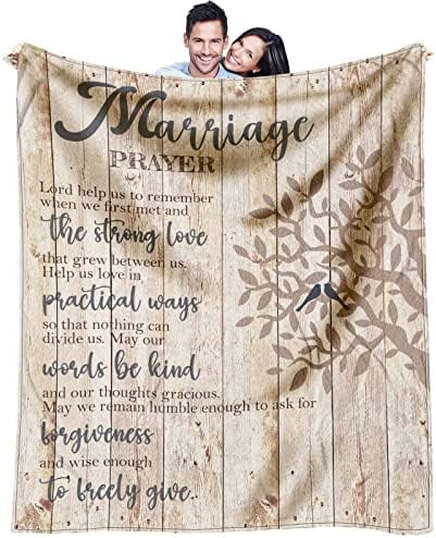 Wedding Gifts for Couples 2024, Bridal Shower Gift for Bride to Be, Best Bride Gifts for Wedding Day, Unique Newlywed Gifts for Couples, Marriage Prayer Throw Blanket - Walmart.com