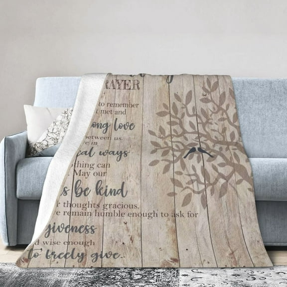 Wedding Gifts for Couples 2025, Bridal Shower Gift for Bride to Be, Best Bride Gifts for Wedding Day, Unique Newlywed Gifts for Couples, Marriage Prayer Throw Blanket 50x40