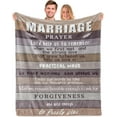 thumbnail image 1 of Wedding Gifts for Couples 2025, Bridal Shower Gifts, Bridal Shower Gifts for Bride, Bridal Shower Wedding Gifts, Wedding Gifts for Newlyweds, Marriage Prayer Wedding Gifts Blankets, 1 of 7