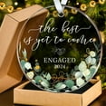 thumbnail image 1 of Wedding Gifts for Couples 2025 and Gifts Wedding Gifts for Bride Bridal Shower Gifts First Christmas Married Ornament 2025 Glass Ornament/ Christmas Ornaments Decoration 3, 1 of 7