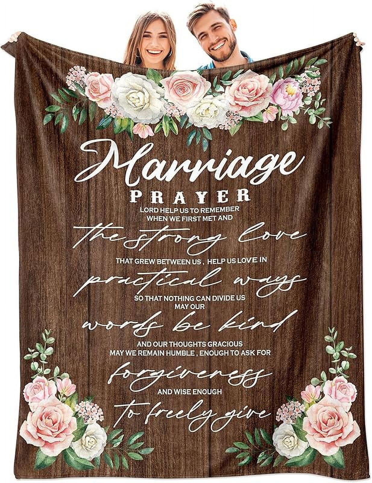 Personalized Wedding Fleece/Quilt Blanket - Wedding Gifts For Couples - Up to 4 Dogs - The Day I Met You