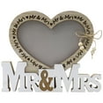 thumbnail image 1 of Wedding Gifts for Couples Picture Frame Wooden Photo Gifts for Husband Wife Anniversary Birthday Gifts for Bride Bridegroom Mr and Mrs Picture Frame Engraved Gift, 1 of 6
