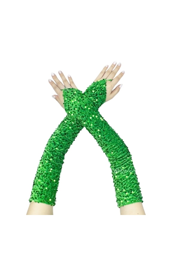 Wedding Gloves 1920s Sequins French Gloves for Operas Proms for Women and Girls