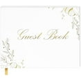 thumbnail image 1 of Wedding Guest Book, Gold Stamped Wedding Guest Book, Floral Guest Book Wedding Reception, Wedding Guestbook Floral Design, Wedding Book, Wedding Book Alternative, Beautiful Floral Guest Book, 1 of 5
