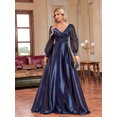 thumbnail image 1 of Wedding Guest Dress Formal Dresses for Women Sexy Bodycon Cocktail Floor Length Long Dress for Evening Party, 1 of 6