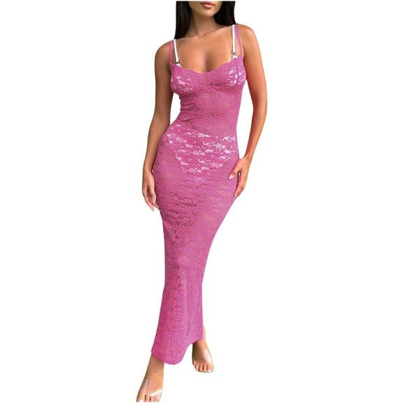 Tbopshirt Wedding Guest Dresses for Women,Fashion Women's V-Neck Dress Solid Women Sleeveless Solid Ladies Vest Dress