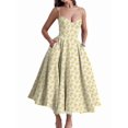 thumbnail image 1 of Wedding Guest Dresses for Women Spaghetti Straps Corset Homecoming Floral Lace Maxi Prom Dresses White Bottom L, 1 of 8