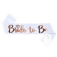 thumbnail image 1 of Wedding Guest Sashes Satin Polyester Shoulder Strap for Bride Bridesmaids Party Celebration, 1 of 3