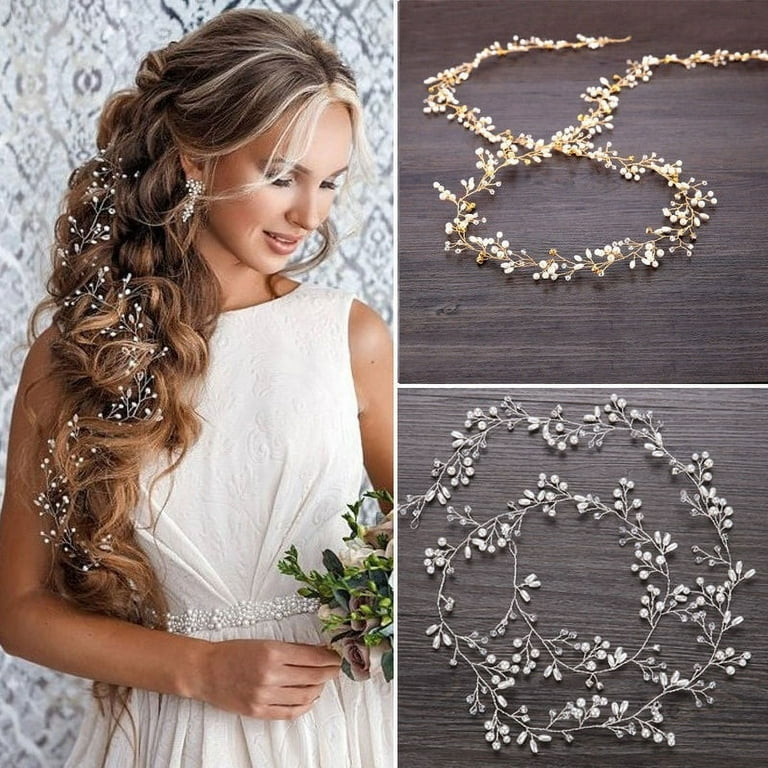 Bridal Pearl Hair Vine Bridal Pearl Accessories Wedding Pearl Accessories  Wedding Pearl Hair Vine Pearl Wedding Headpiece 