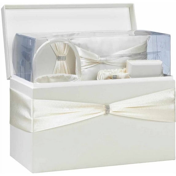 lillian rose complete ivory wedding accessory kit in a box
