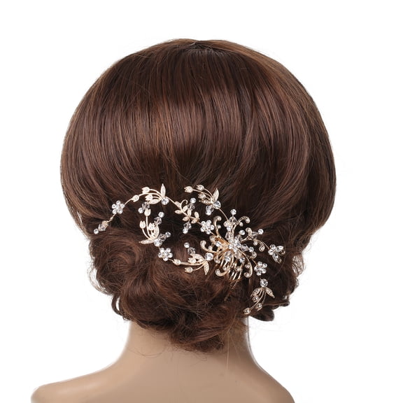 Wedding Jewelry Gold Plating Hair Comb