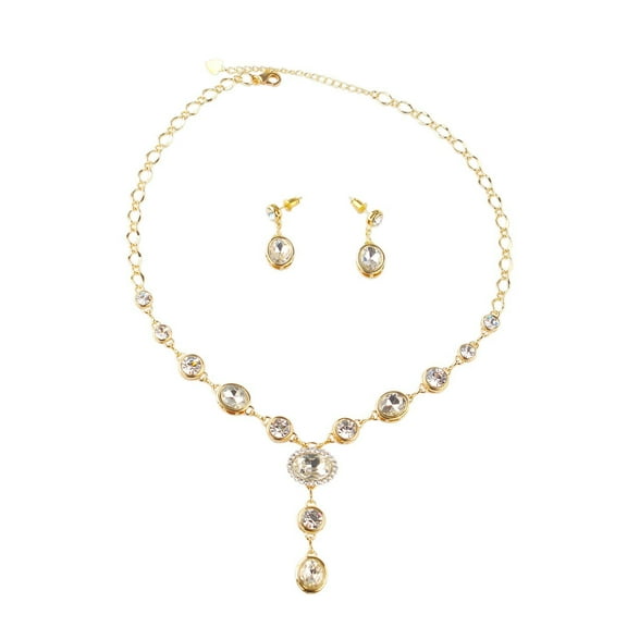Wedding Jewelry Set Silver Plating Necklace Set