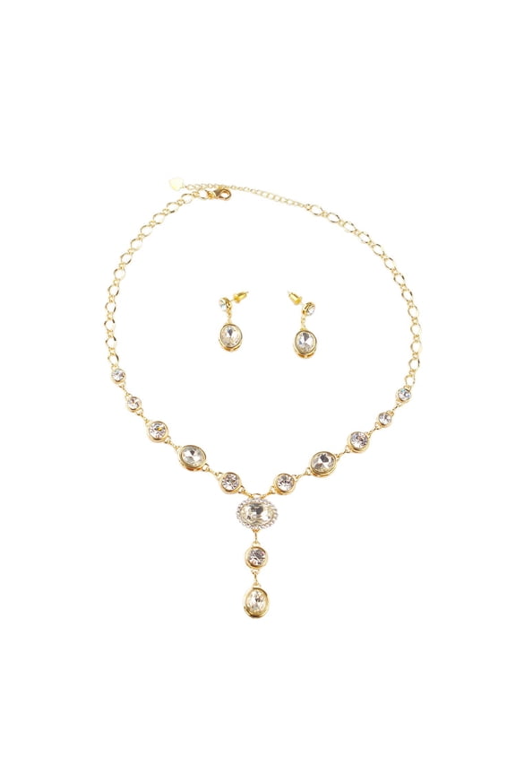 Wedding Jewelry Set Silver Plating Necklace Set