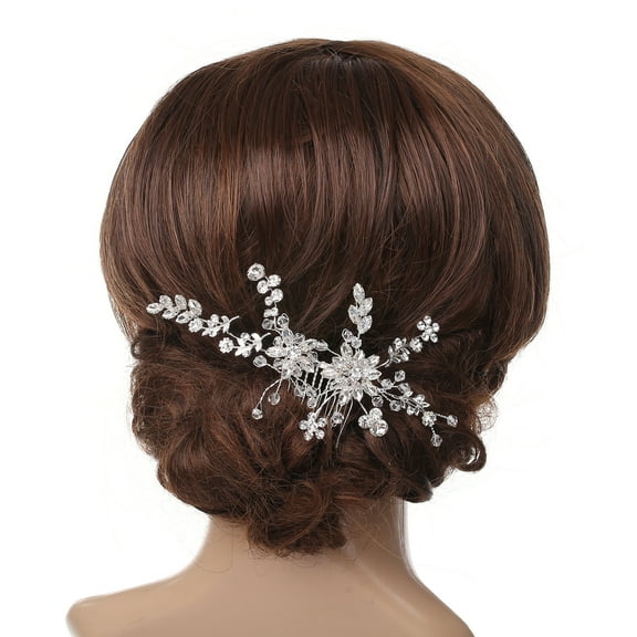 Wedding Jewelry Silver Plating Hair Comb