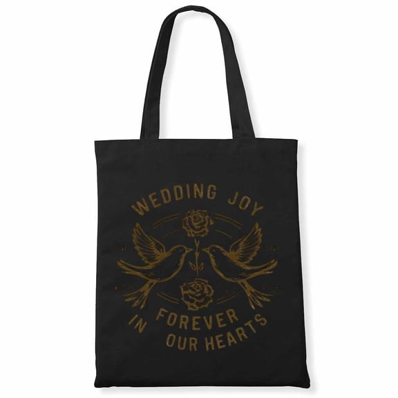 Wedding Joy Love Forever In Our Hearts Lazy Halloween Costume Spooky Haunted House Canvas Bag 3Pcs