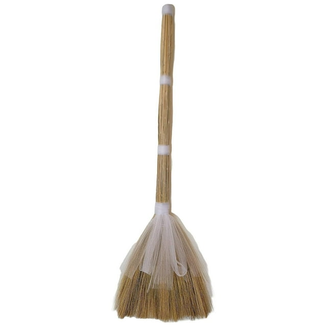 Wedding Jump Broom White Tulle Accents Basic Design Your Own