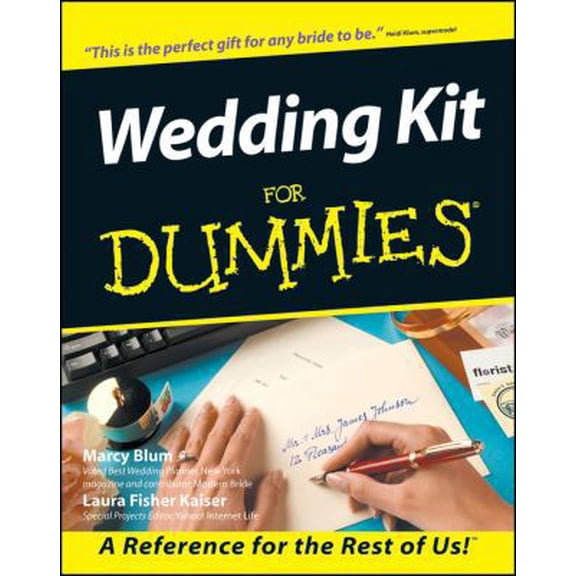 Pre-Owned Wedding Kit for Dummies (Paperback) 9780764552632