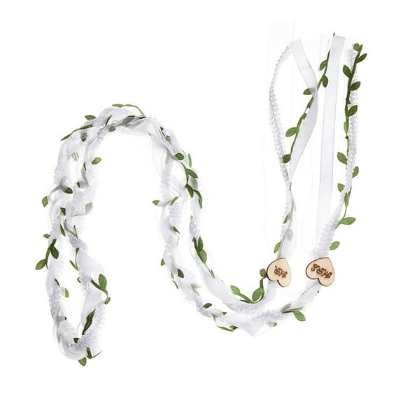 Wedding Lasso Rope Wedding Ceremony Cord for Couples Romantics Green Vine Leaf