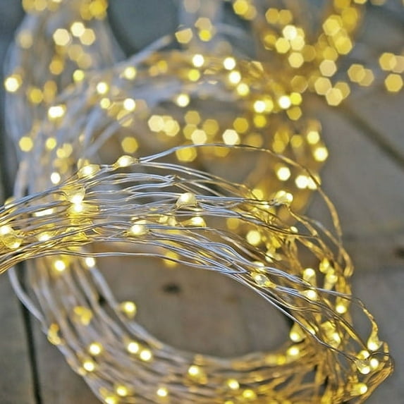 Wedding Lights Fairy Light Spray 480 LED Bulbs 24 Strands 6.5ft Plug In Warm White