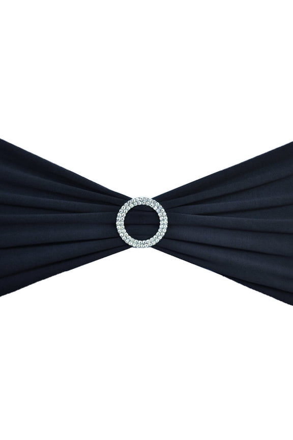 Inc. (10 pcs) Rhinestone Chair Sash/Chair Band Buckles Brooches - Round